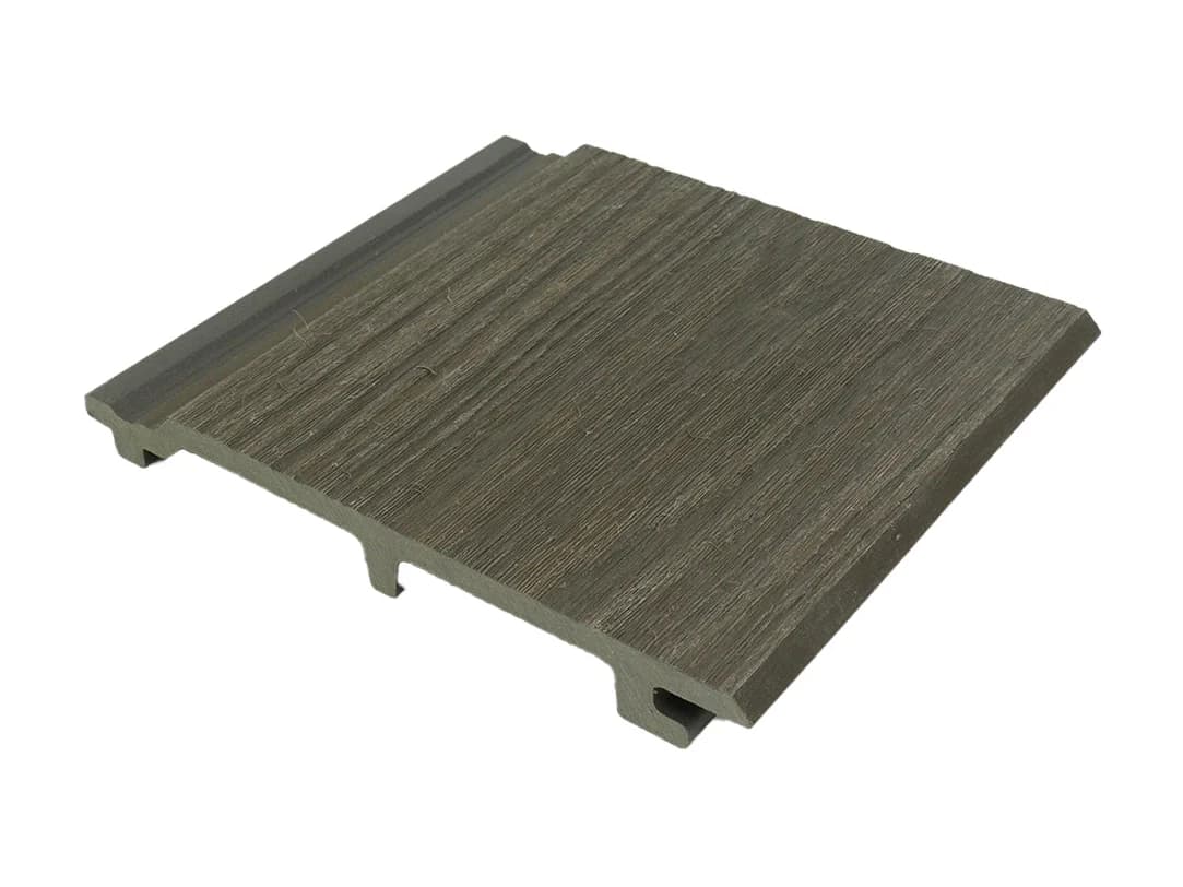 Riflaj coextrudat plin 3D WPC maro nuc 175x21mm — imagine 1