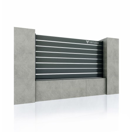 Gard Cu Placaj Ares Aluminiu, Soft Strips