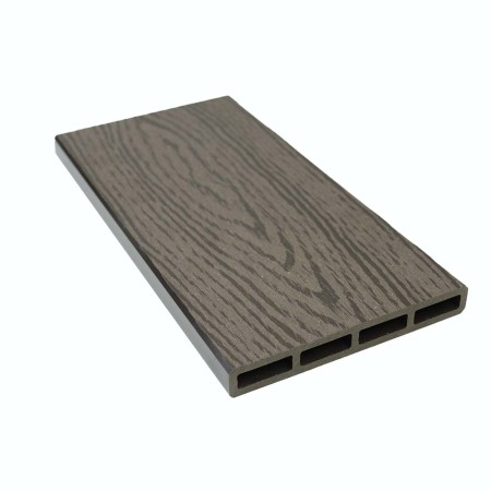 Placa gard tip scandura din WPC lemn compozit, 150x20.6mm, textura lemn maro