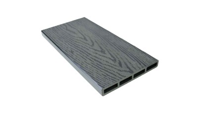 Placa gard tip scandura din WPC lemn compozit, 150x20.6mm, textura lemn gri