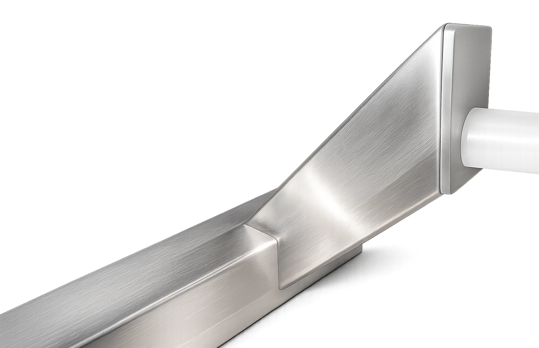 Set mânere poartă inox satinat AISI 316, profil pătrat 30x30 mm Premium – Virtuoso