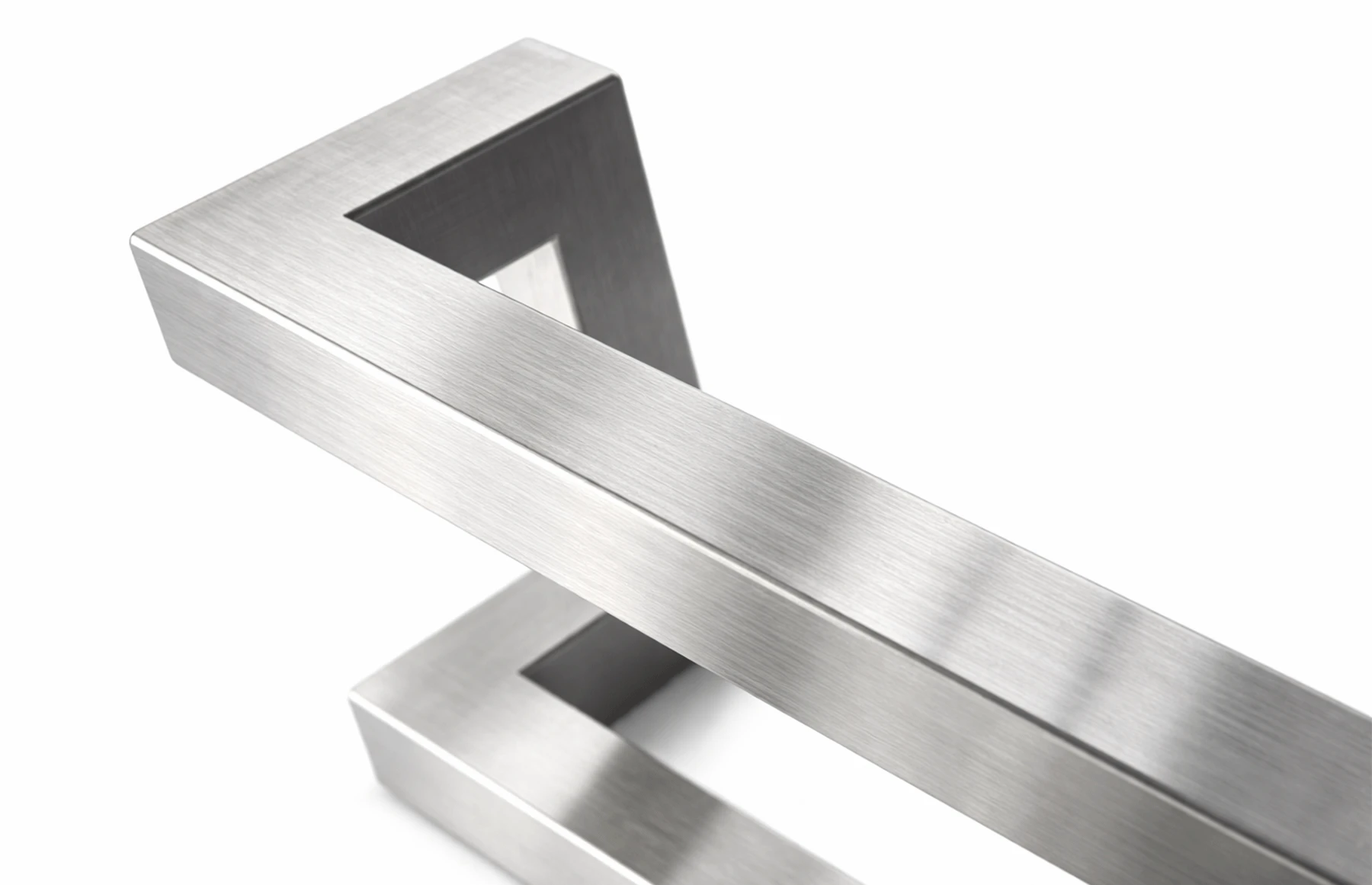 Set mânere poartă inox satinat AISI 316, 38x25 mm