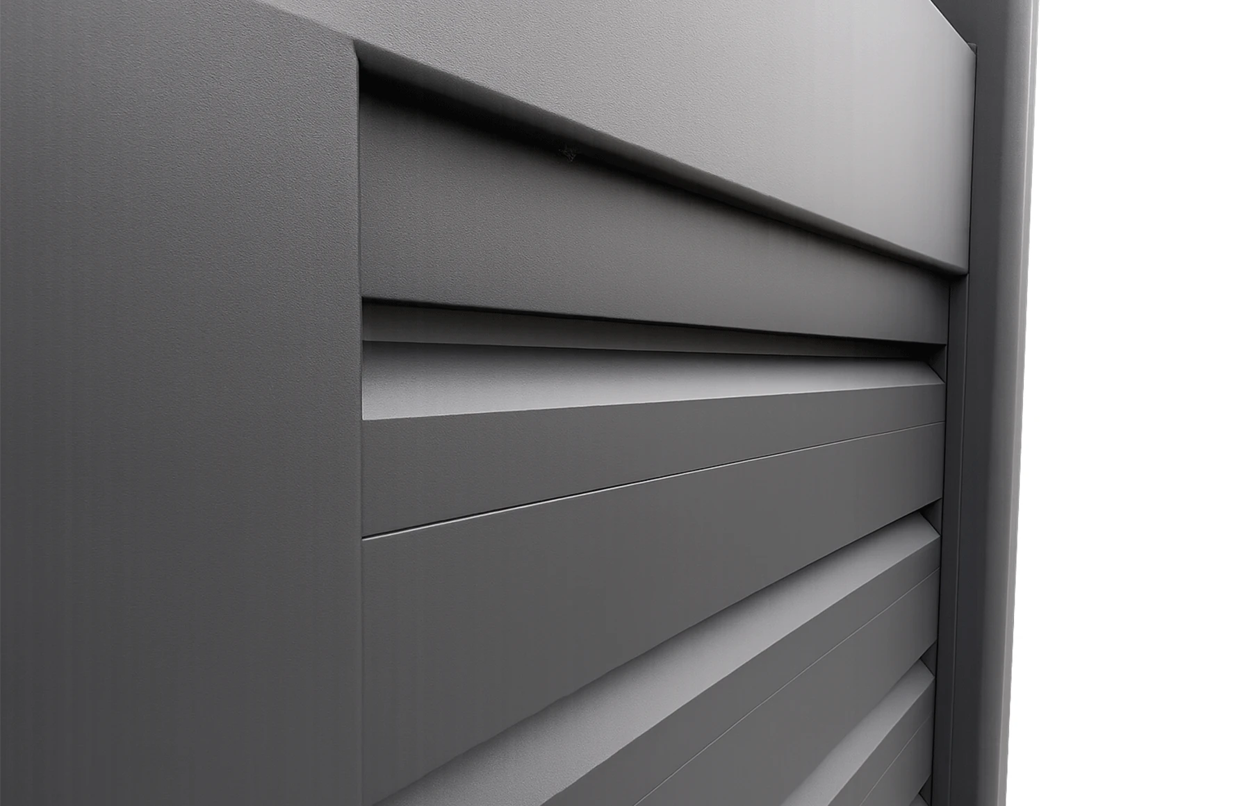 Poarta pietonala metalica din aluminiu 900x1800mm, gri antracit, model  Sahara