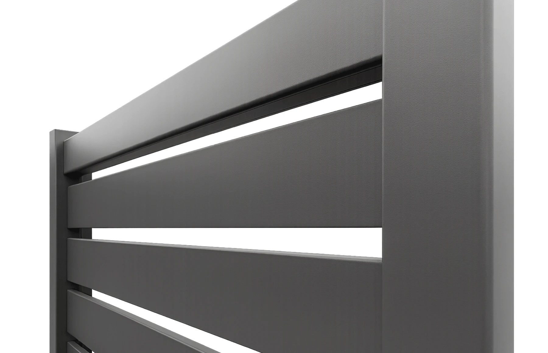 Poarta auto batanta aluminiu 3000x1800mm, model Taurus, gri antracit