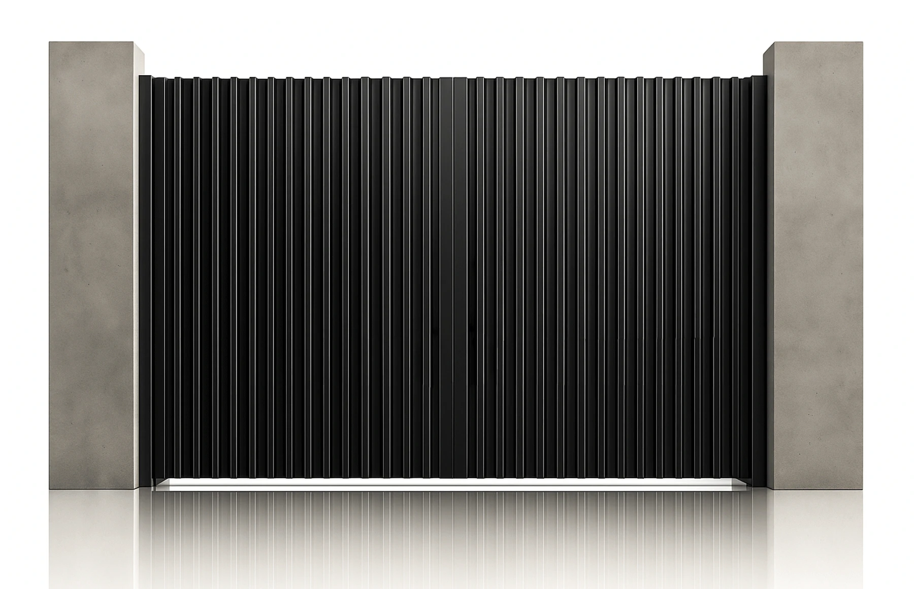 Poarta auto batanta aluminiu 4000x2000mm, model Imperia, gri antracit, Virtuoso Signature Collection