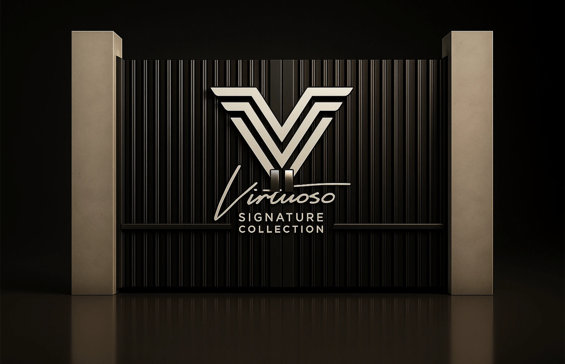 Poarta auto batanta aluminiu 3500x2000mm, model Imperia, gri antracit