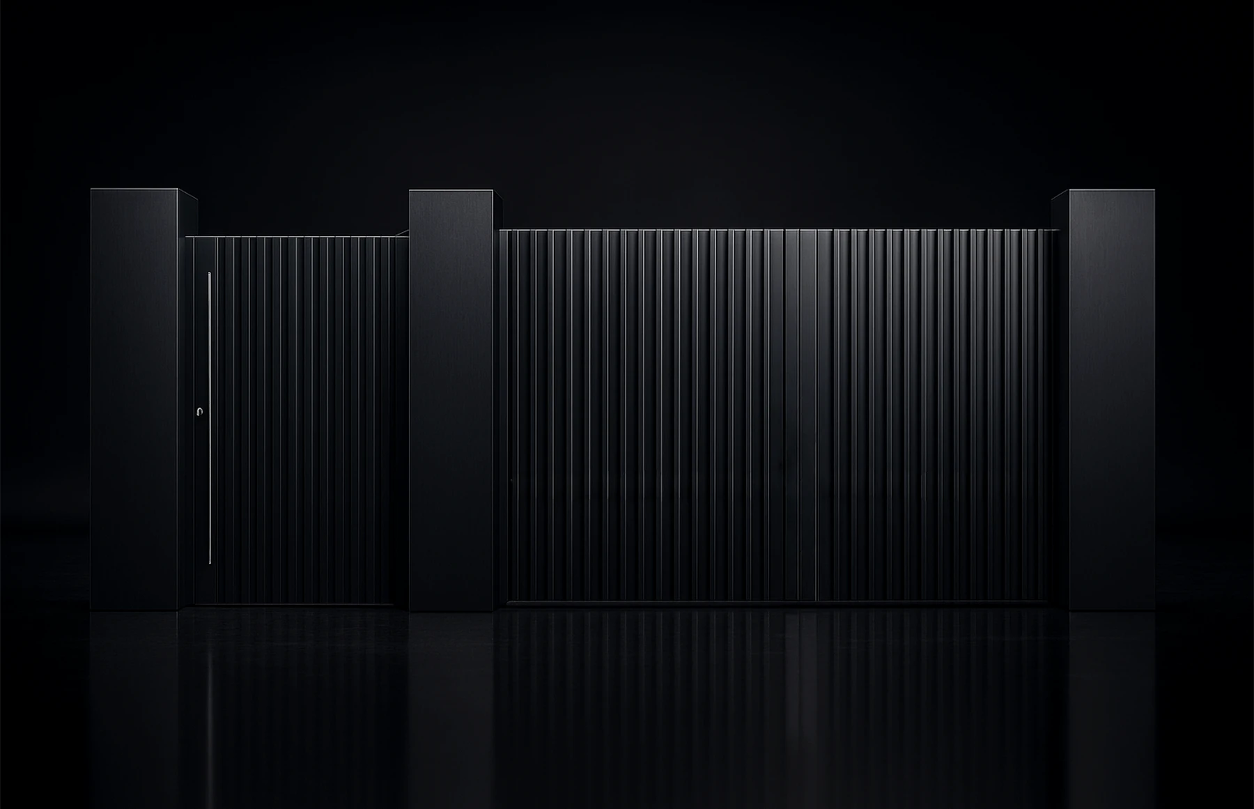 Set porti metalice din aluminiu,model Imperia, gri antracit, Virtuoso Signature Collection