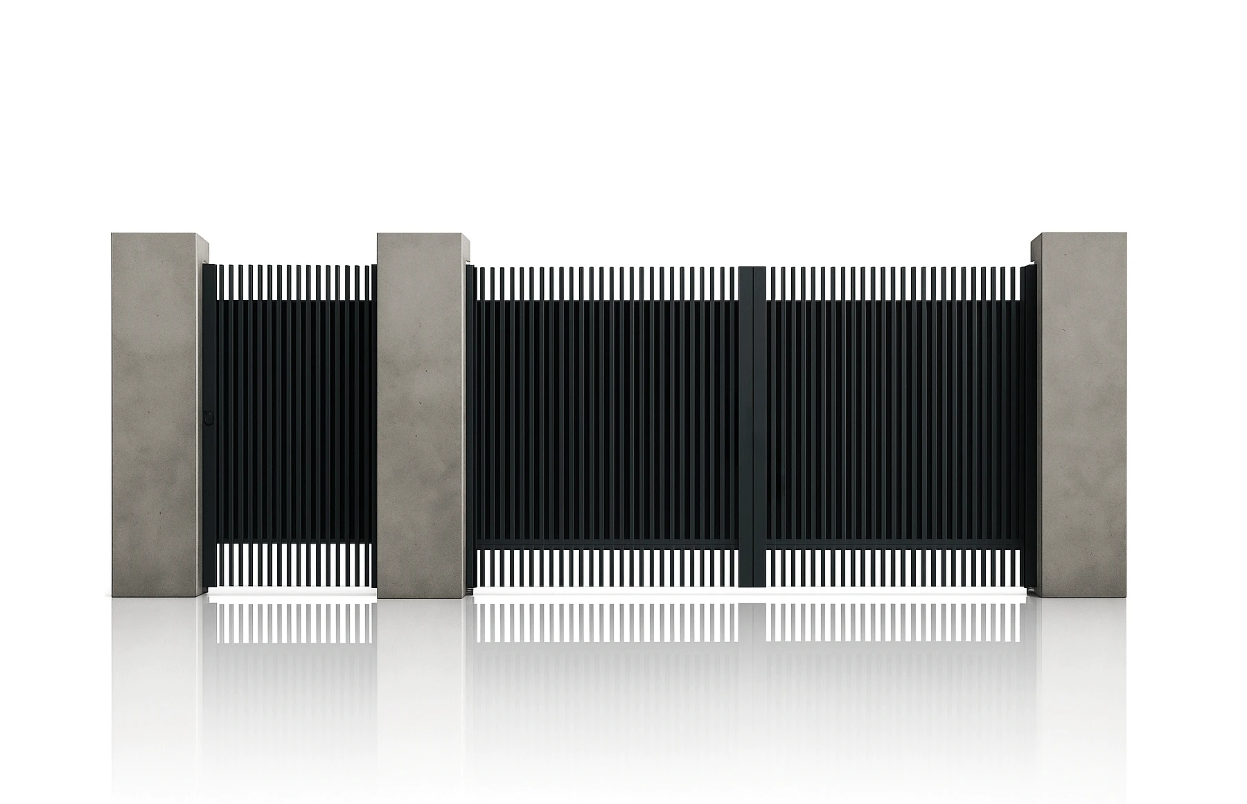 Set porti metalice din aluminiu,model Supernova, gri antracit, Virtuoso Signature Collection