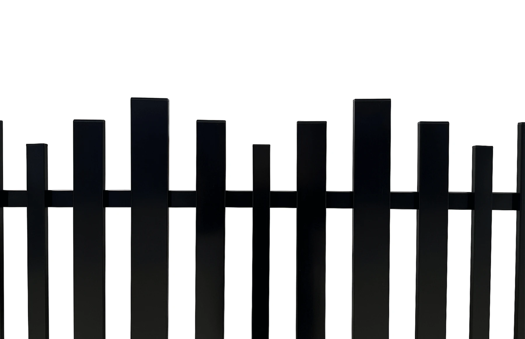 Gard metalic din aluminiu, model Light Wave, 2000x1800mm, Gama Light