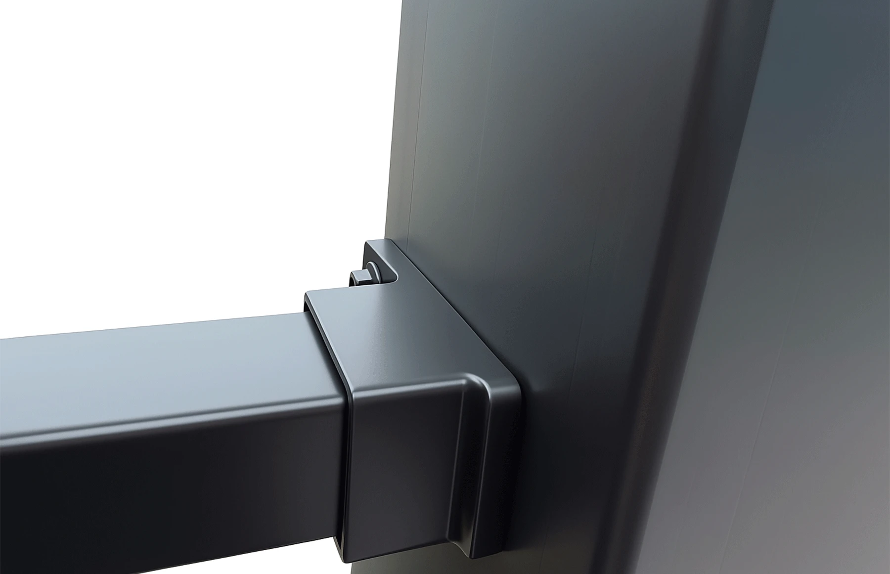 Gard metalic din aluminiu, model Light Wave, 2000x1800mm, Gama Light