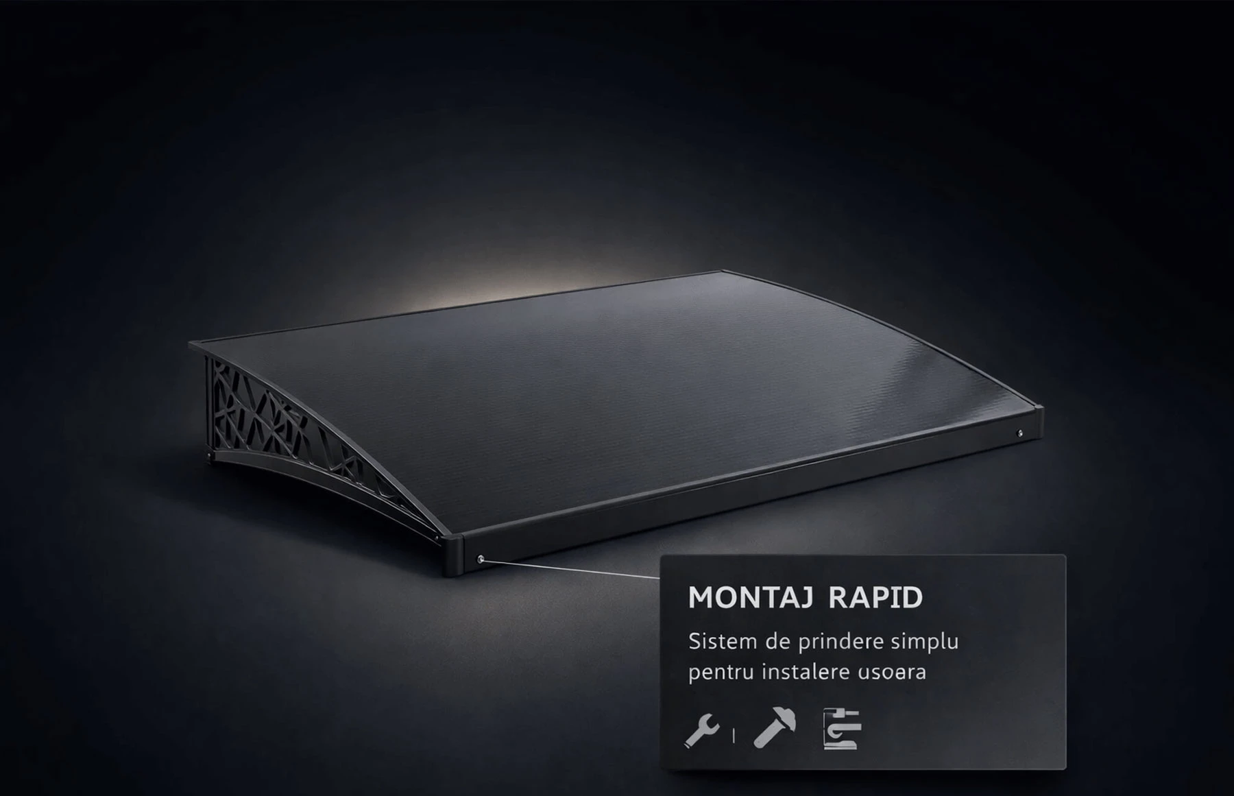 Copertina metalica din aluminiu, 1050x1350mm