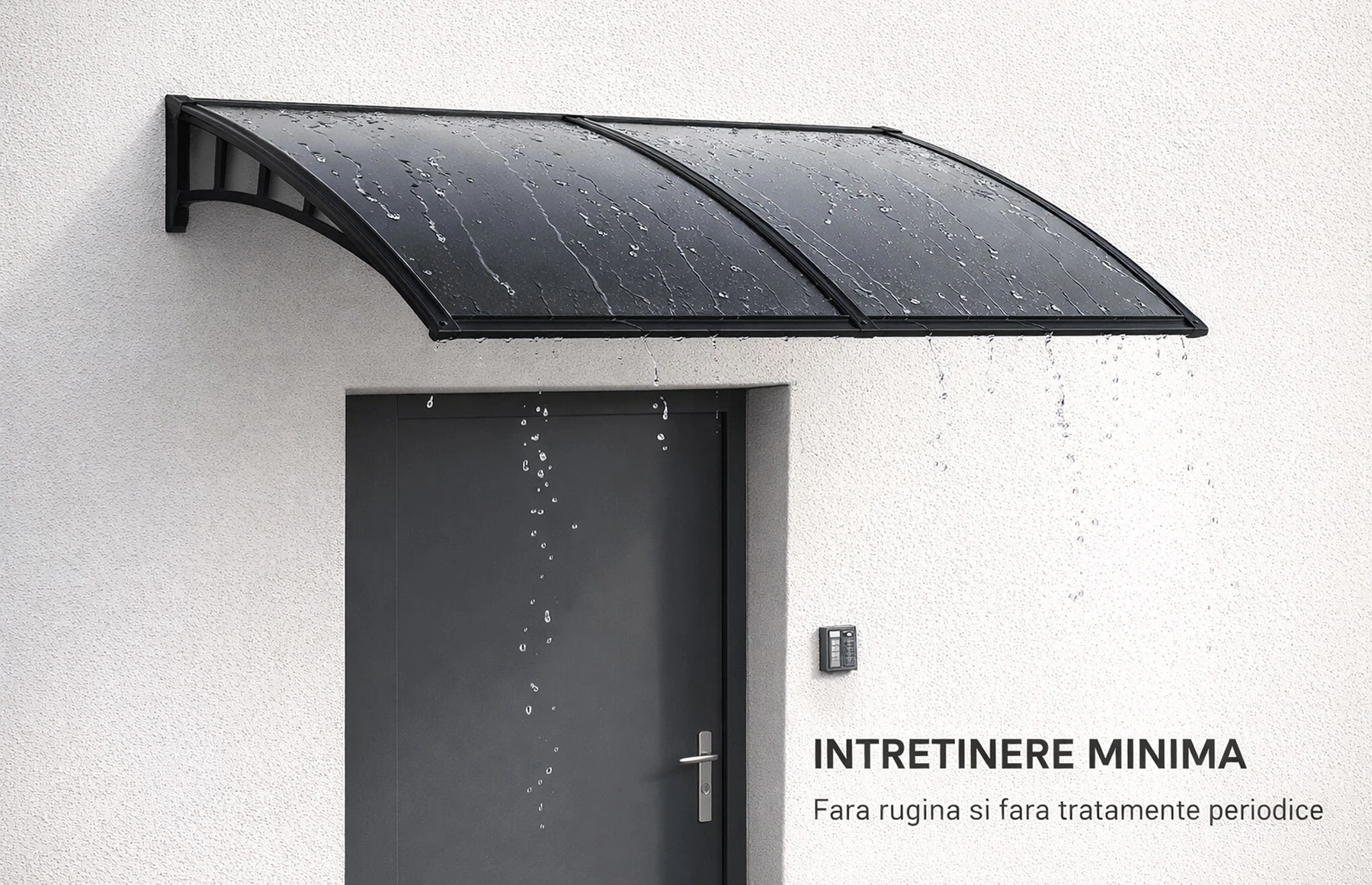 Copertina metalica cu plastic rigid, 1050x2400mm