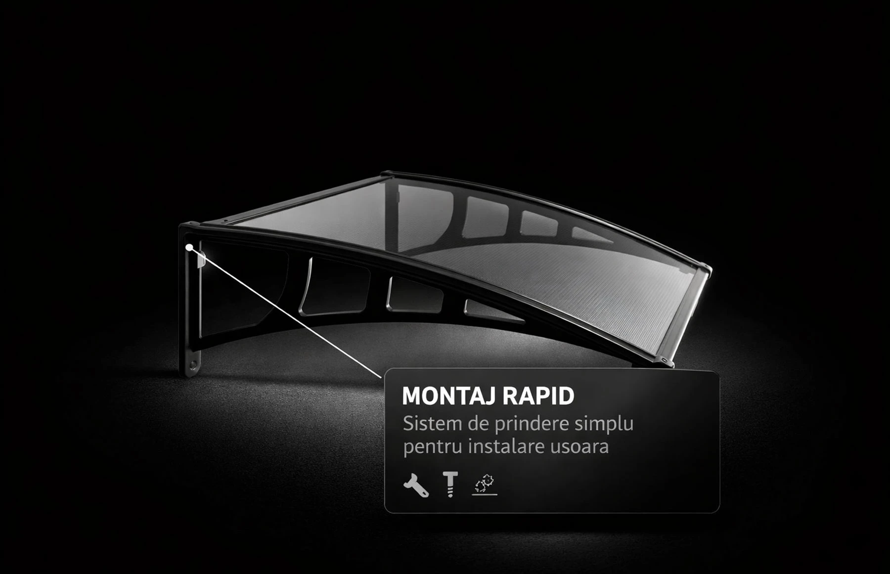 Copertina din plastic Lilly, Dimensiune  700 x 1200 mm, Culoare policarbonat: Transparent