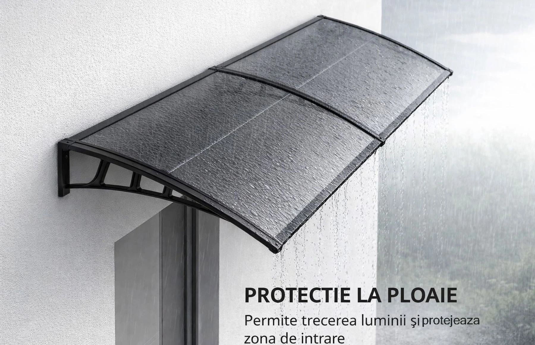 Copertina metalica cu plastic rigid, 700x2400mm