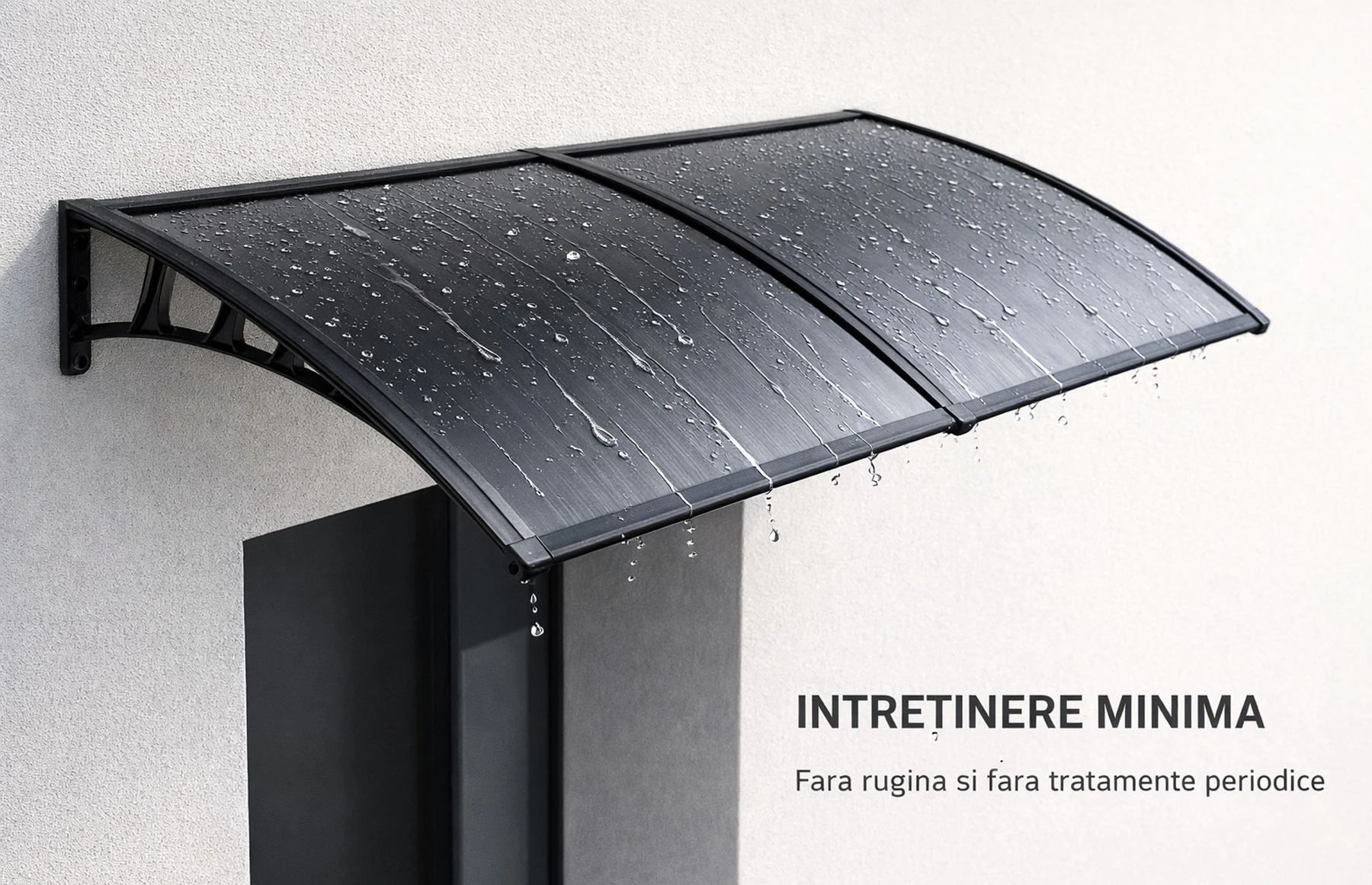 Copertina metalica cu plastic rigid, 700x2400mm