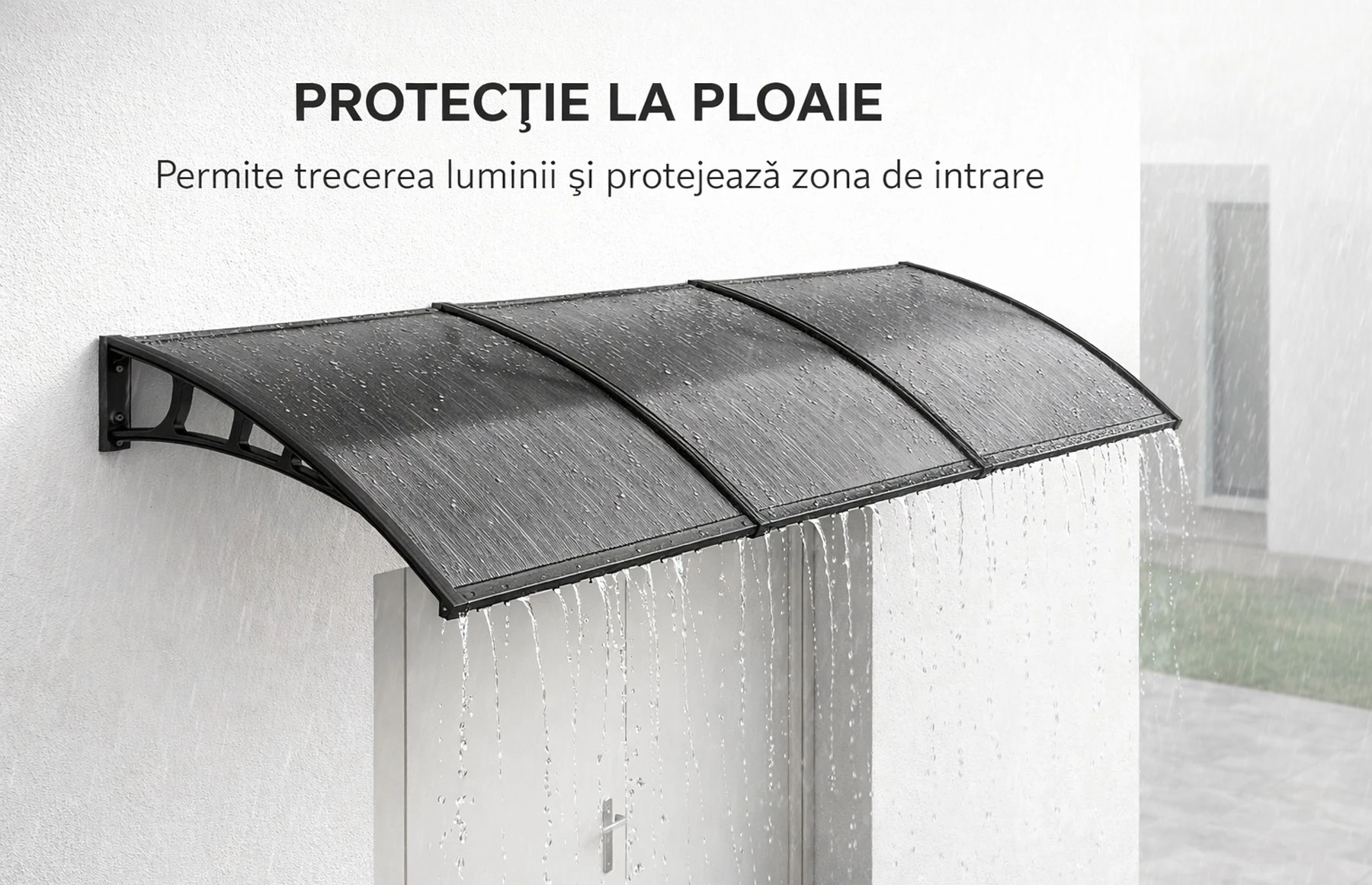 Copertina metalica cu plastic rigid, 700x3600mm