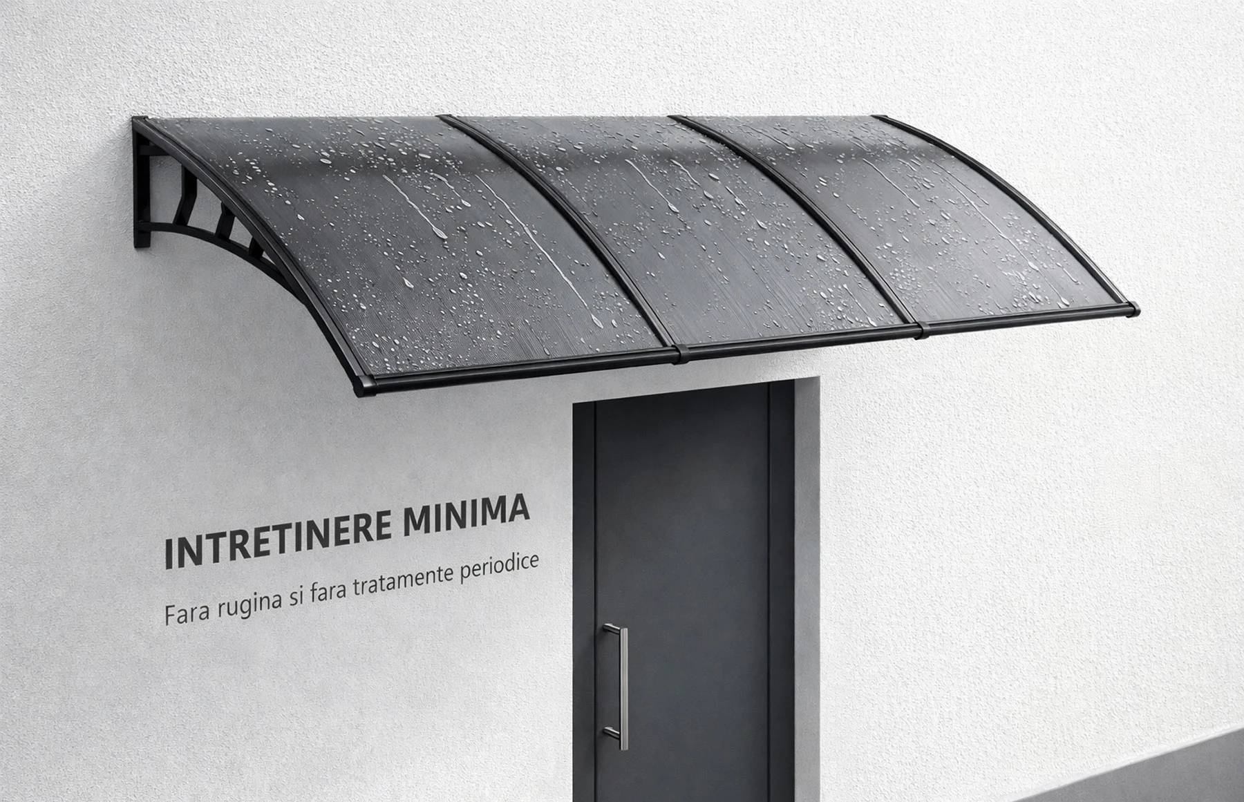 Copertina metalica cu plastic rigid, 700x3600mm