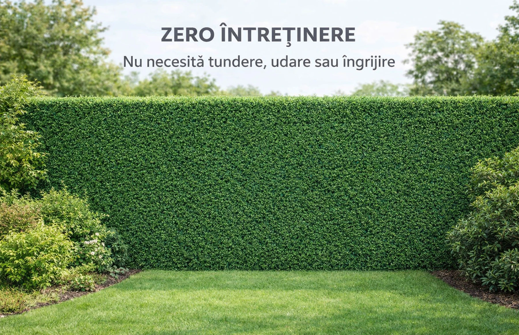 Plasa gard viu artificial, imitatie Gard Viu, plasa paravan verde, 2x10metri, Virtuoso