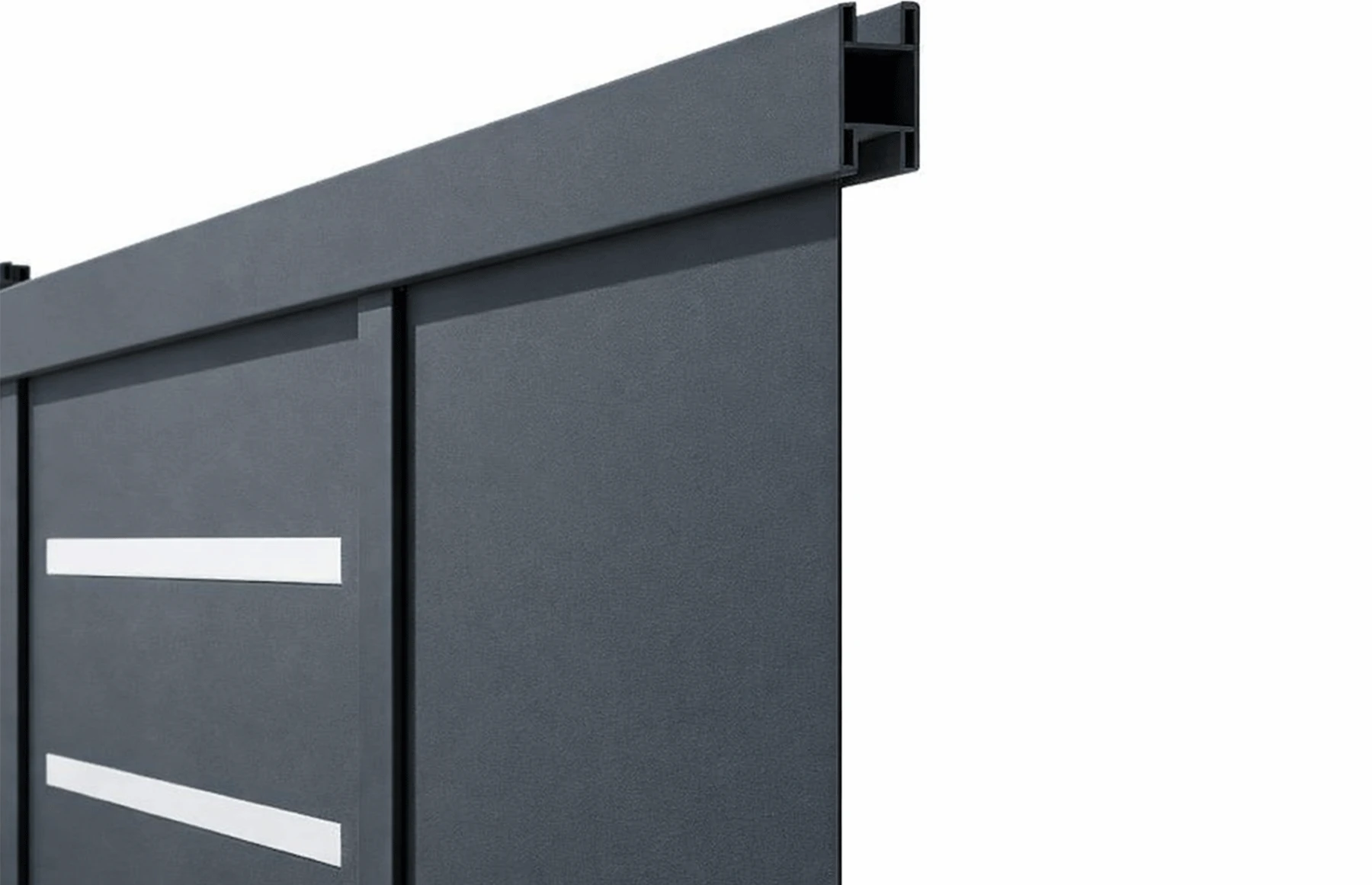 Poarta culisanta  din aluminiu, prefabricata, model Thor, 4000x1800mm