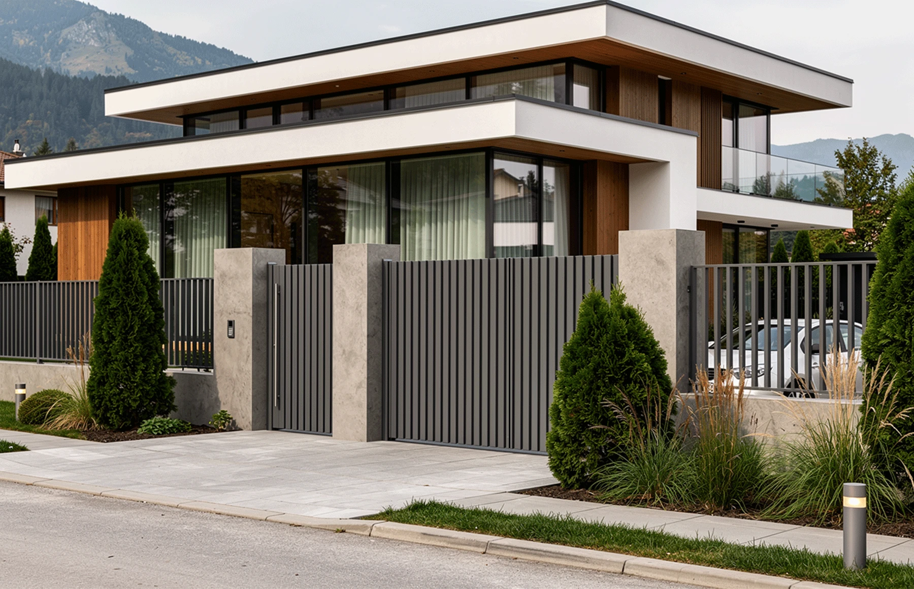 Set porti metalice din aluminiu,model Imperia, gri antracit, Virtuoso Signature Collection