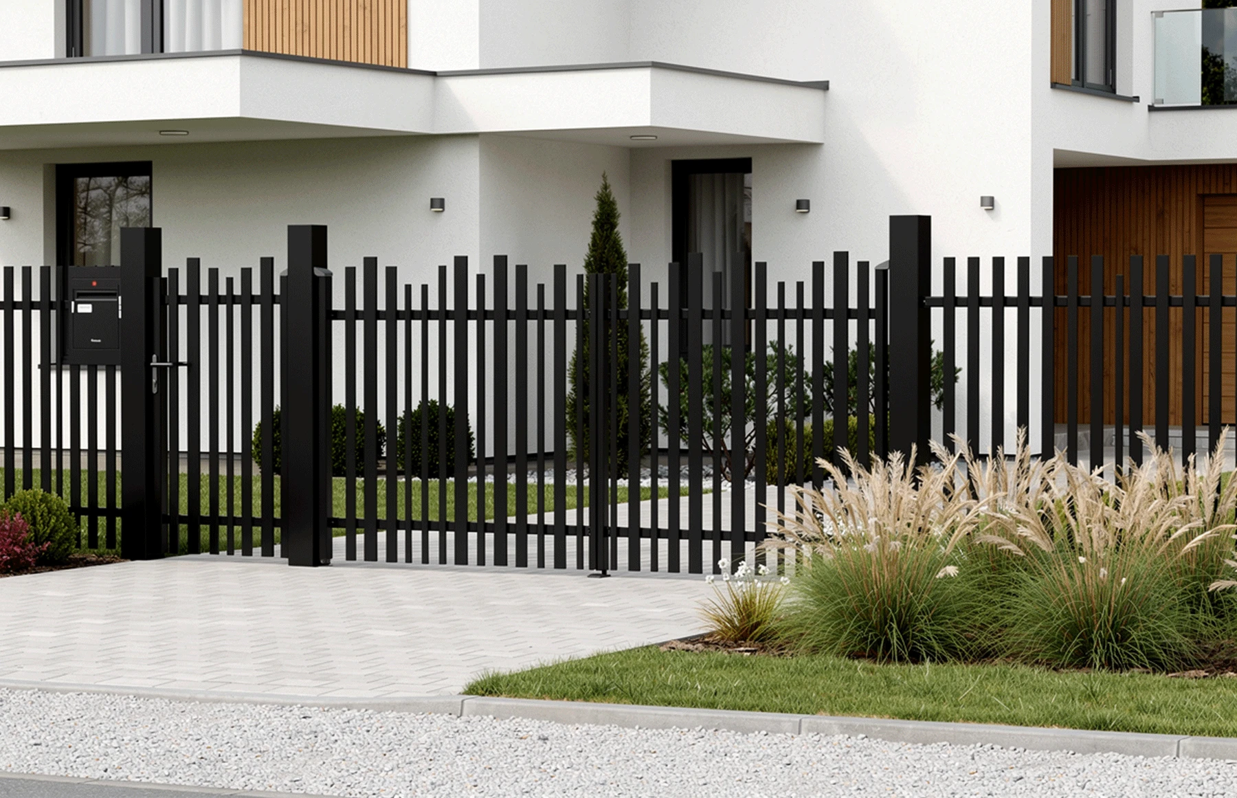 Set porti metalice din aluminiu, model Light Wave, Negru, Gama Light