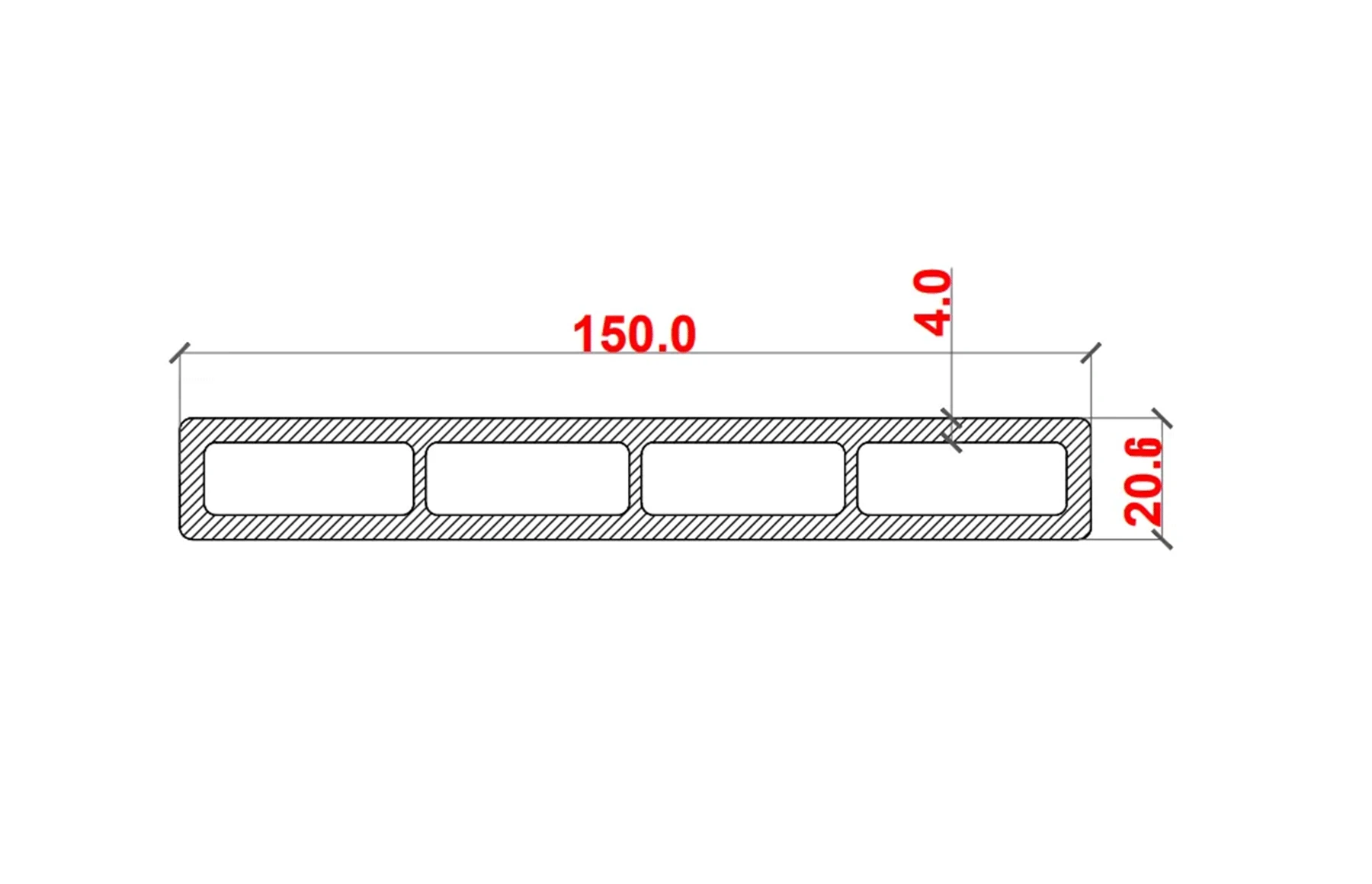 Placa gard tip scandura din WPC lemn compozit, 150x20.6mm, textura lemn gri