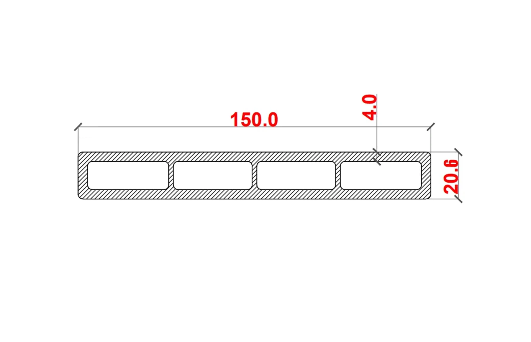 Placa gard tip scandura din WPC lemn compozit, 150x20.6mm, textura periata gri