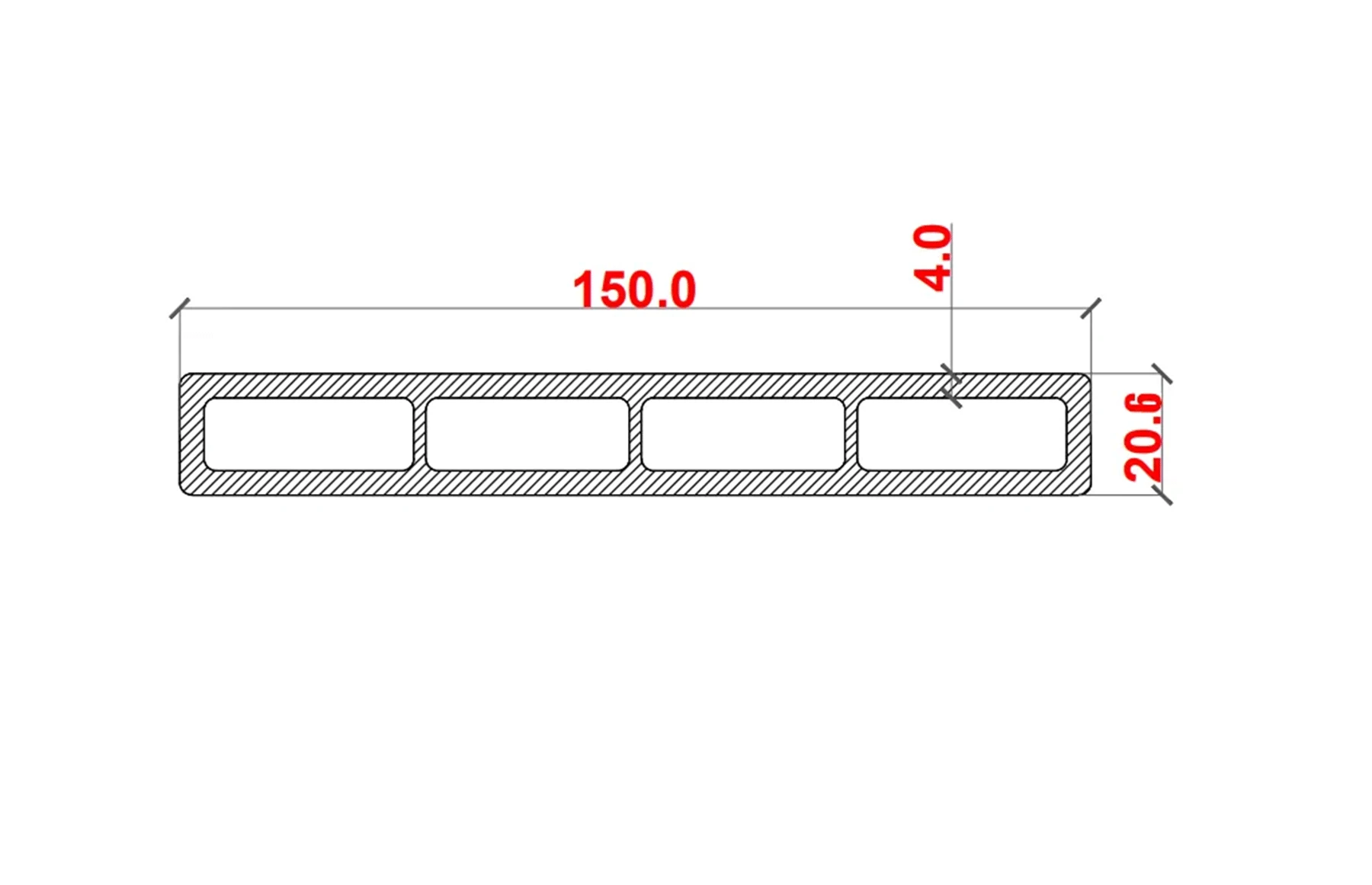 Placa gard tip scandura din WPC lemn compozit, 150x20.6mm, textura periata maro