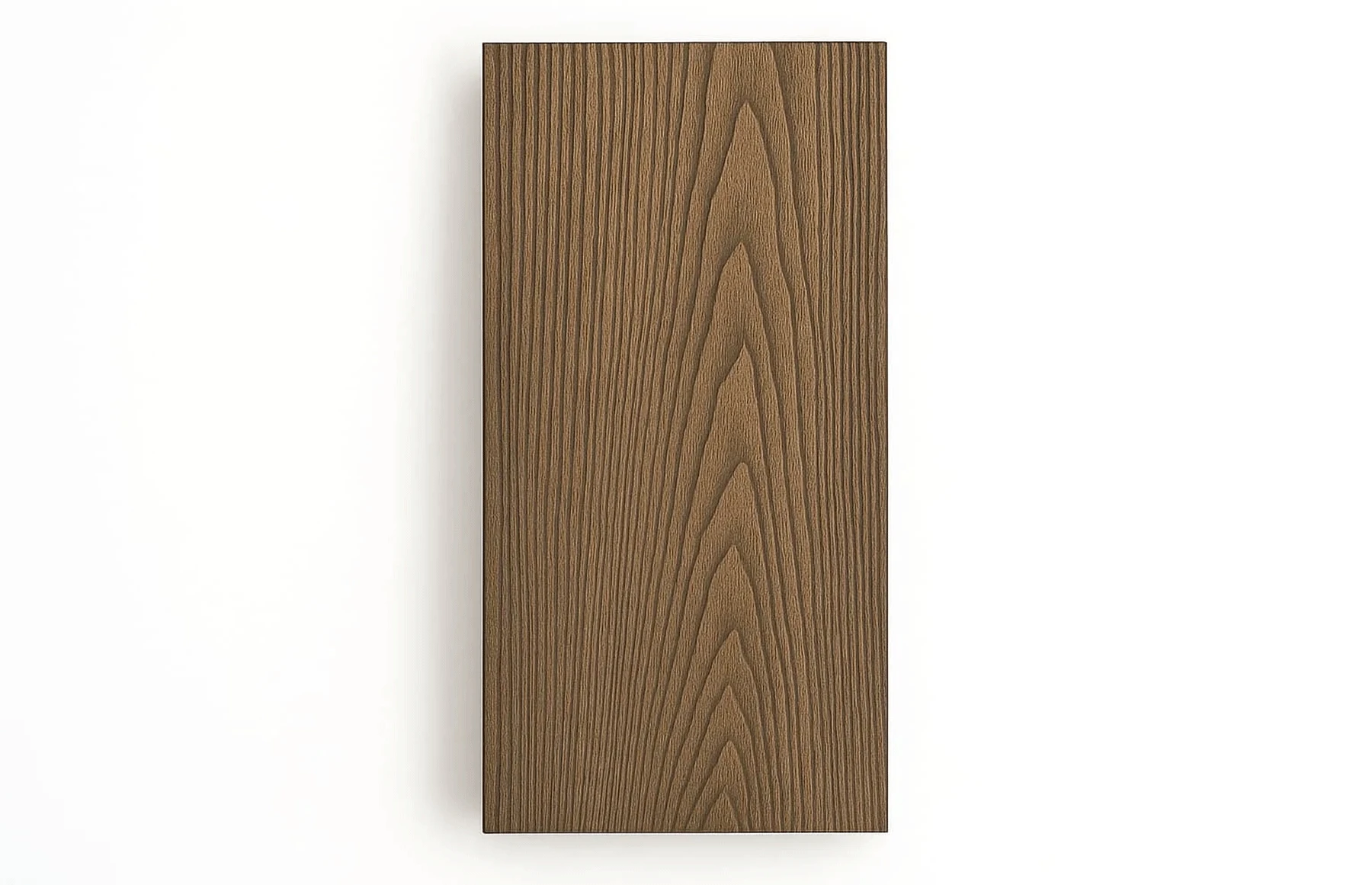 Placa de gard 3D, din compozit de lemn si plastic WPC, culoare maro, 150 x 20 mm, lungime 2m sau 4 m