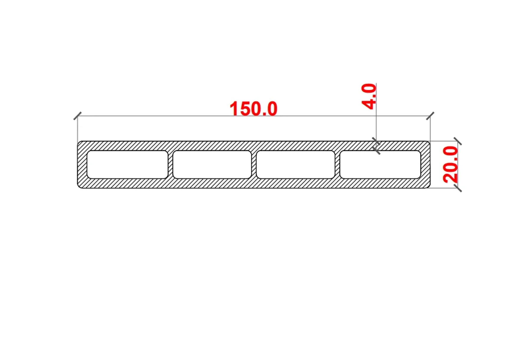 Placa de gard 3D, din compozit de lemn si plastic WPC, culoare gri deschis, 150 x 20 mm, lungime 2m sau 4 m