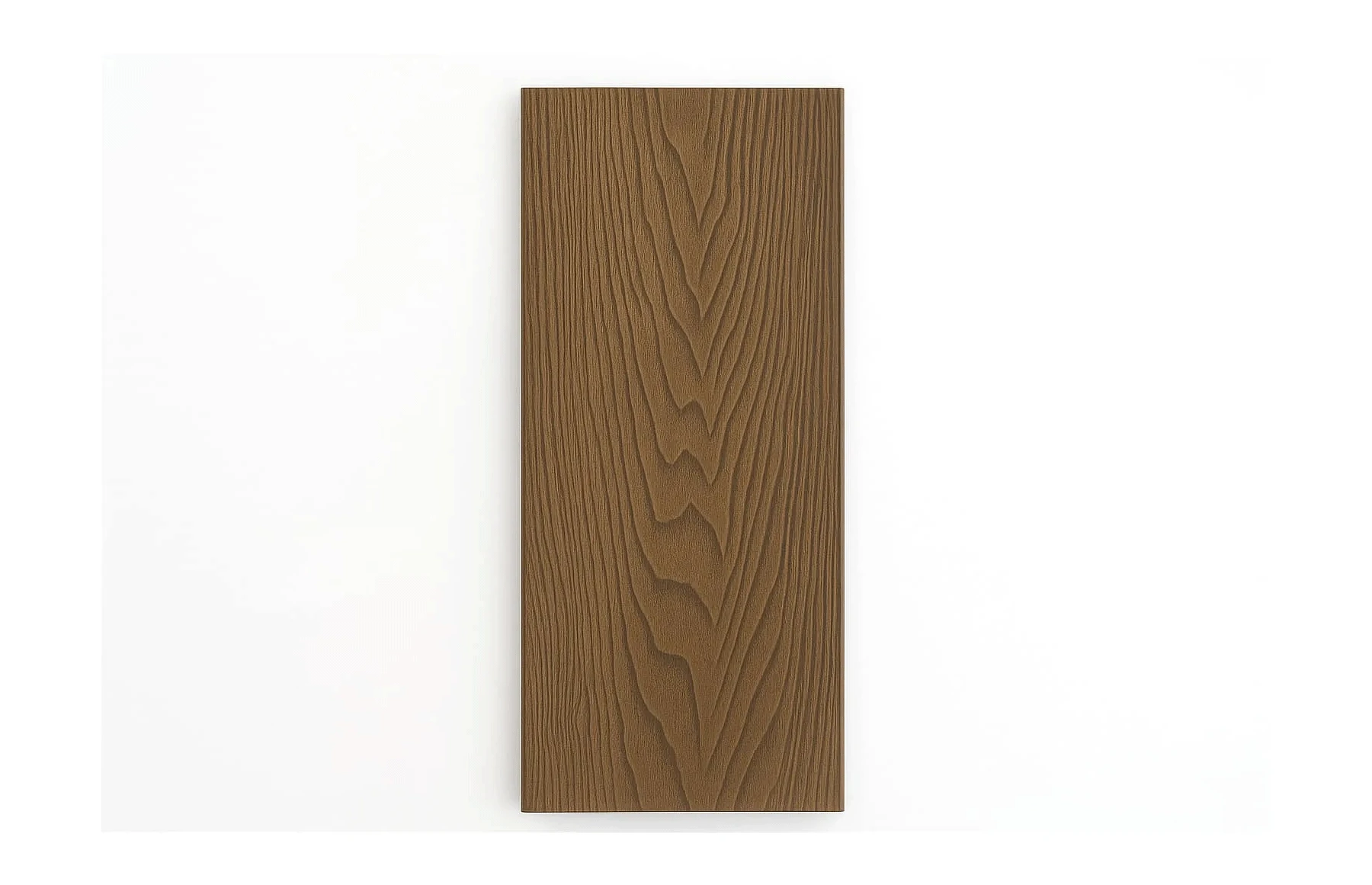 Placa Gard 3D Ambele Fete Textura Lemn WPC Maro, Dimensiune 150x20mm, Lungime 2m sau 4m