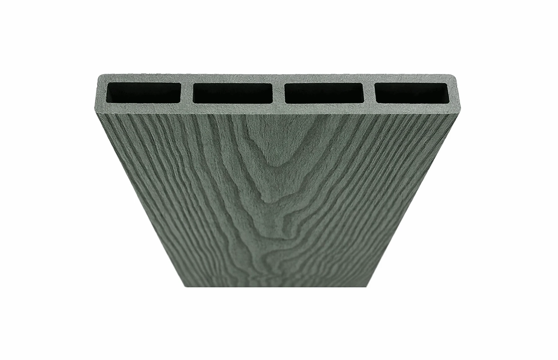 Placa gard WPC 3D ambele fete, Negru, Dimensiune: 150x4000mm, Grosime: 21mm