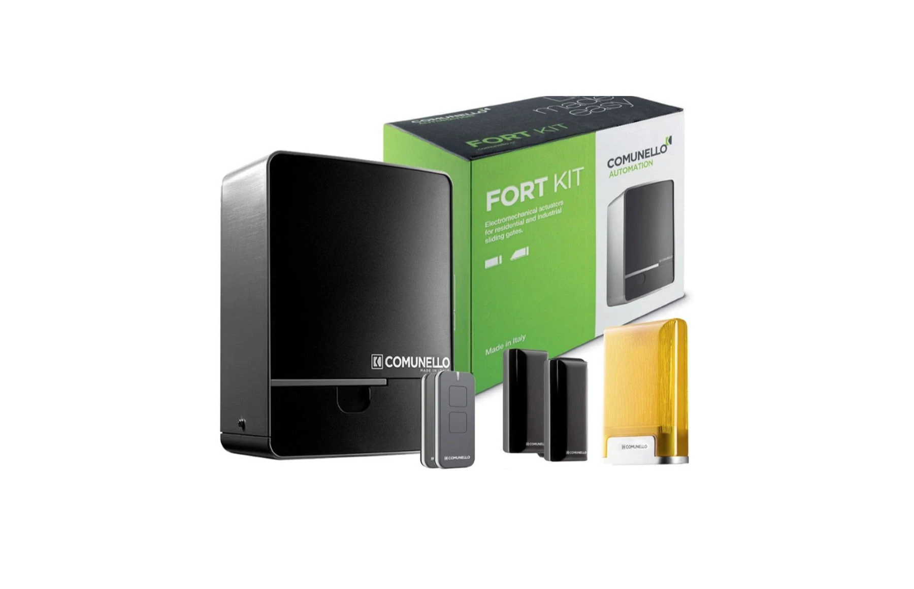 Kit automatizare poartă culisantă Comunello Fort 400 24V – GKFT040ELB000A