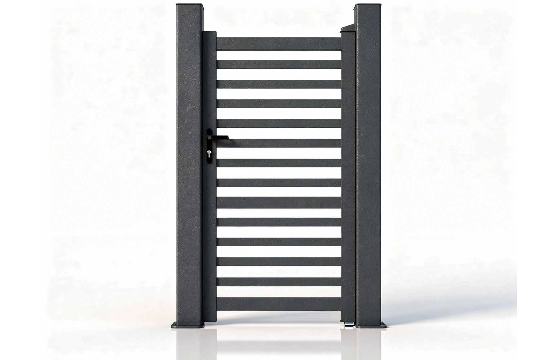 Poarta pietonala metalica din aluminiu, model Apis