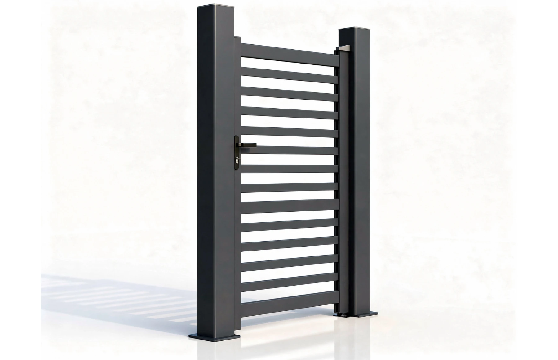 Poarta pietonala metalica din aluminiu, model Apis