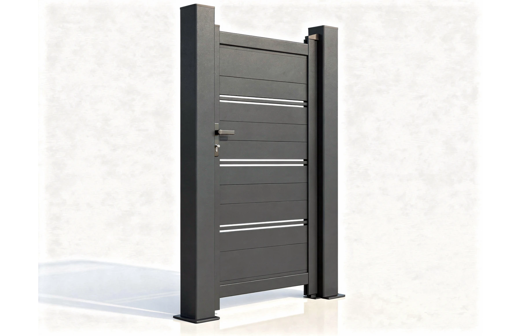 Poarta pietonala metalica din aluminiu, model Artemis