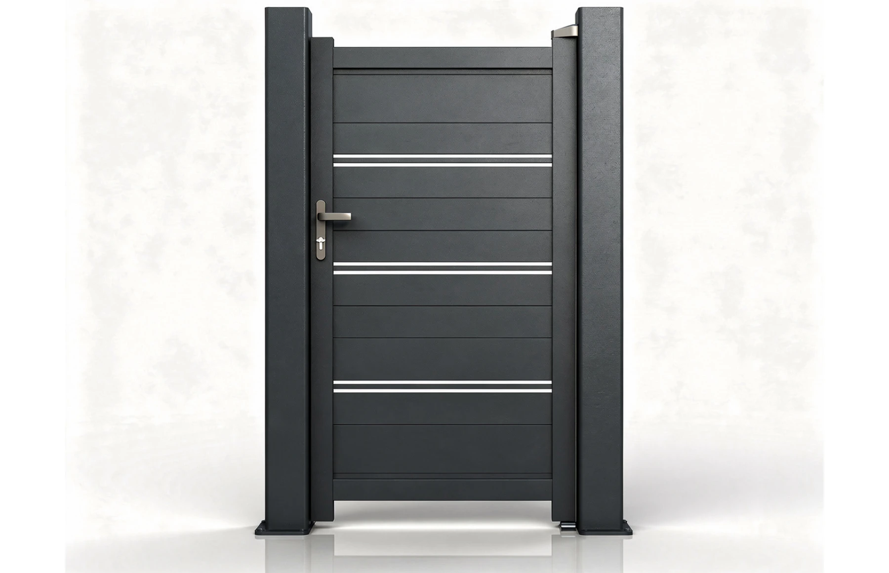 Poarta pietonala metalica din aluminiu, model Artemis
