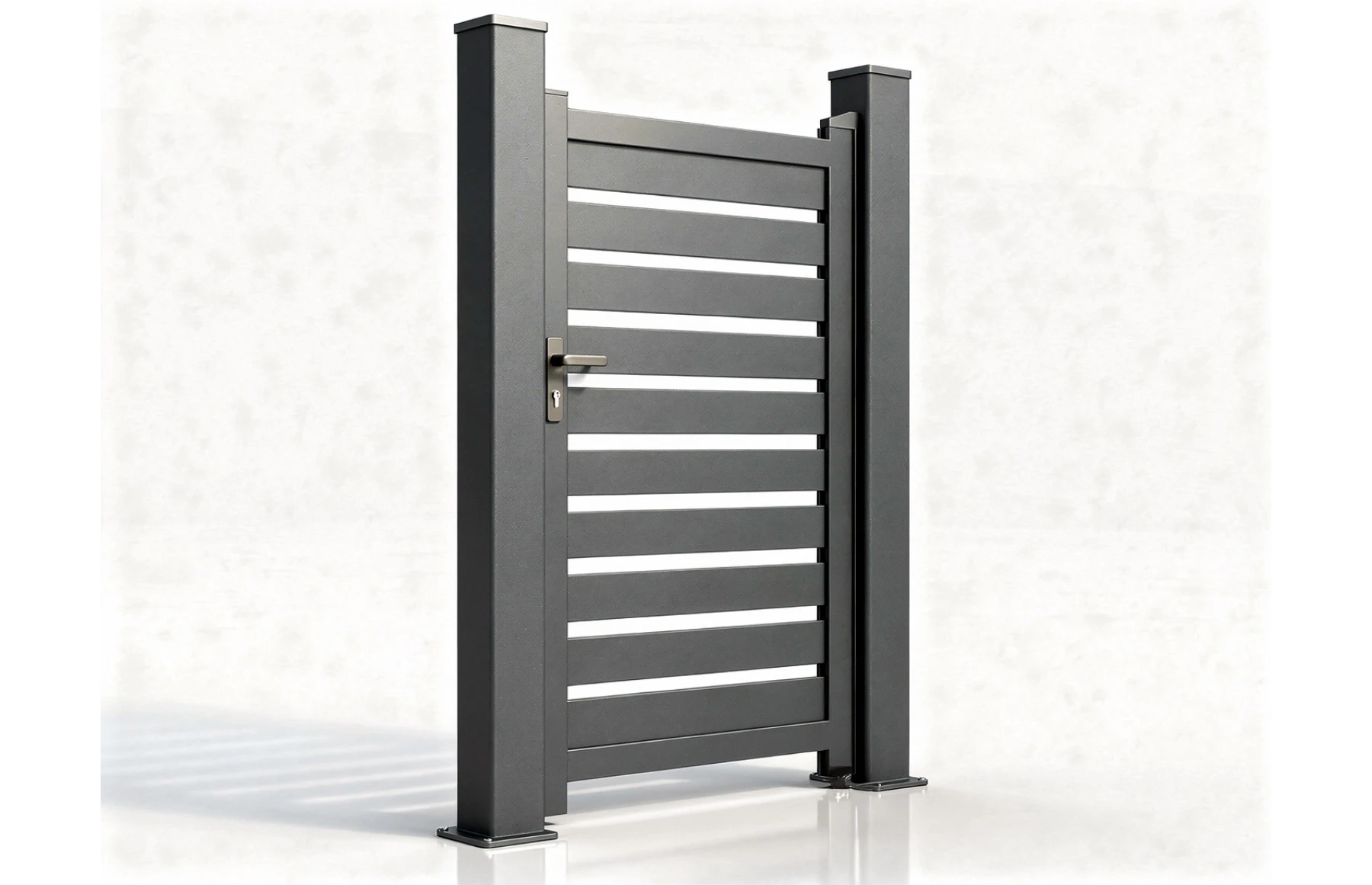Poarta pietonala metalica din aluminiu, model Atlas