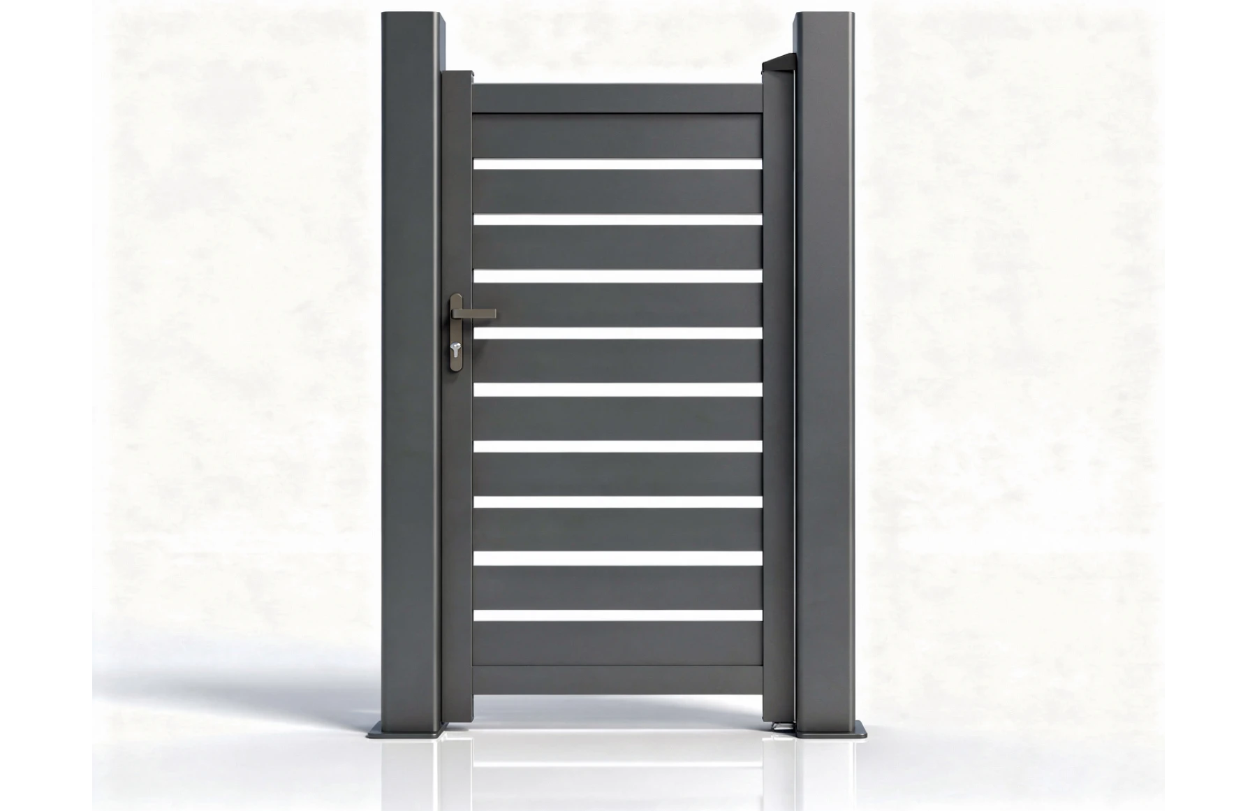 Poarta pietonala metalica din aluminiu, model Atlas