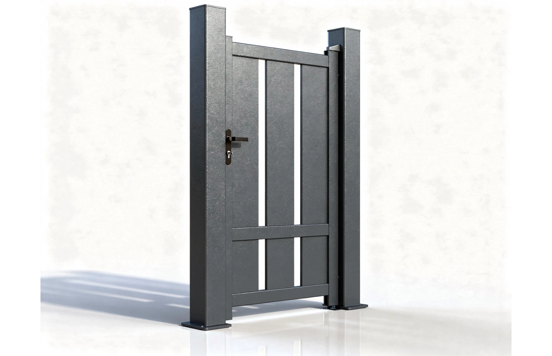 Poarta pietonala metalica din aluminiu, model Atum