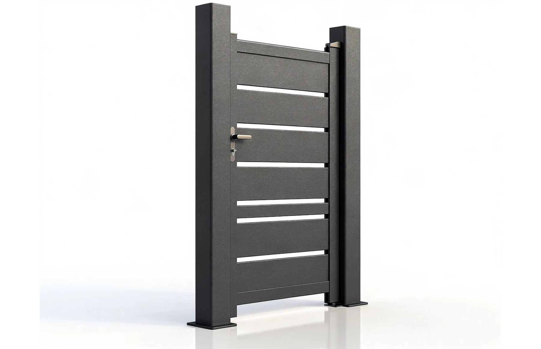Poarta pietonala metalica din aluminiu, model Aventus
