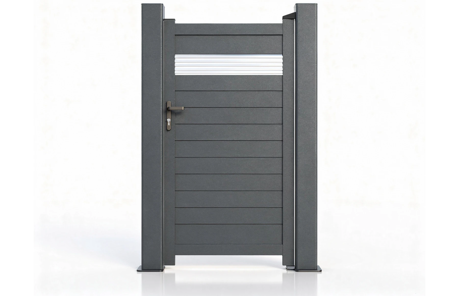 Poarta pietonala metalica din aluminiu, model Dionysos