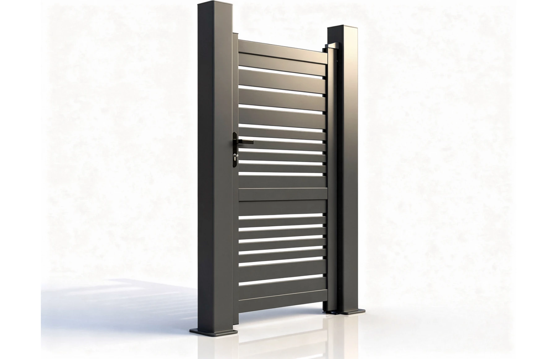 Poarta pietonala metalica din aluminiu, model Geb