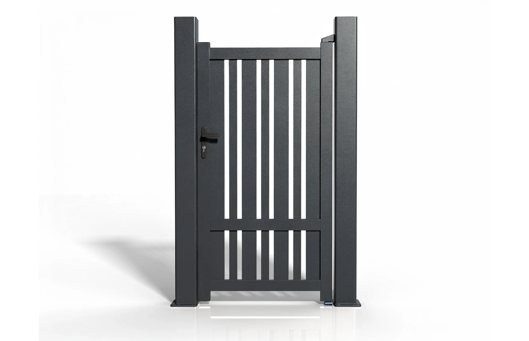 Poarta pietonala metalica din aluminiu, model Imhotep