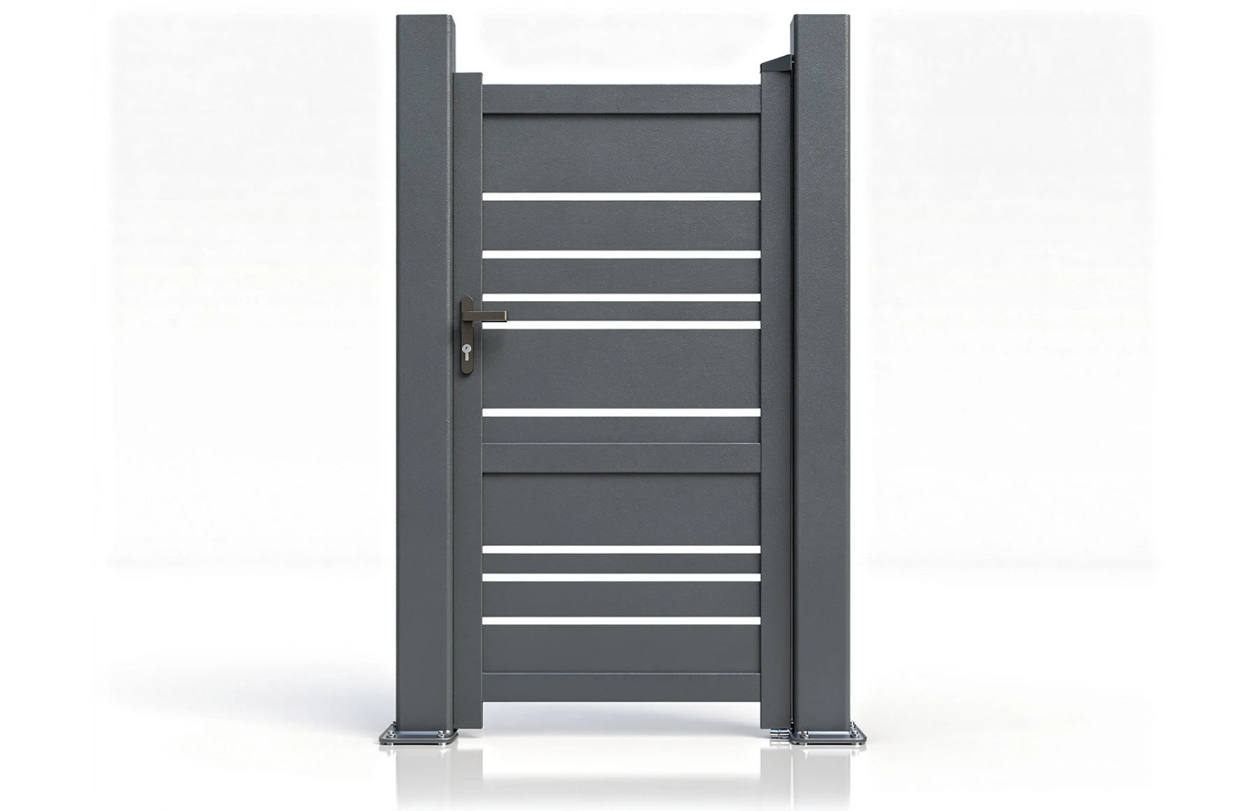 Poarta pietonala metalica din aluminiu, model Paradox