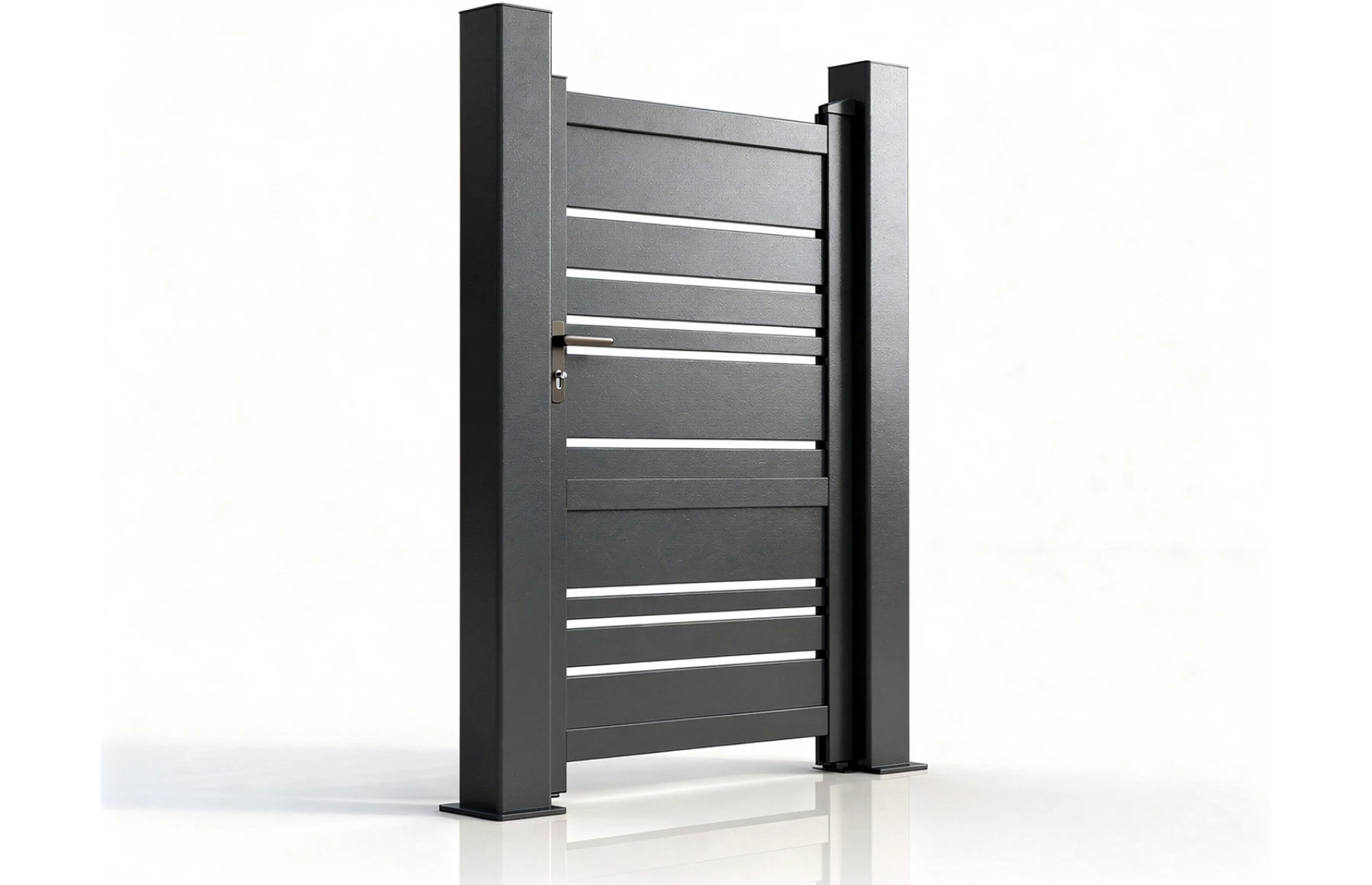 Poarta pietonala metalica din aluminiu, model Paradox