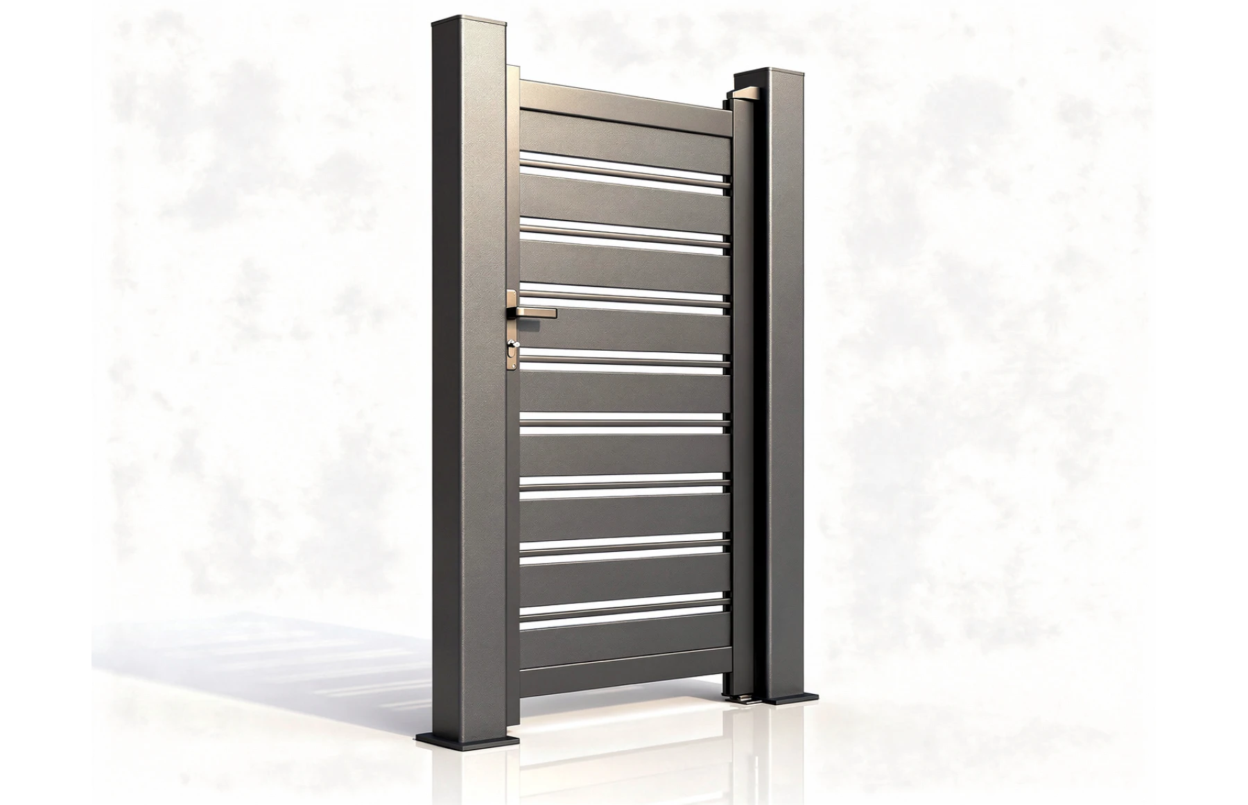 Poarta pietonala metalica din aluminiu, model Perseus