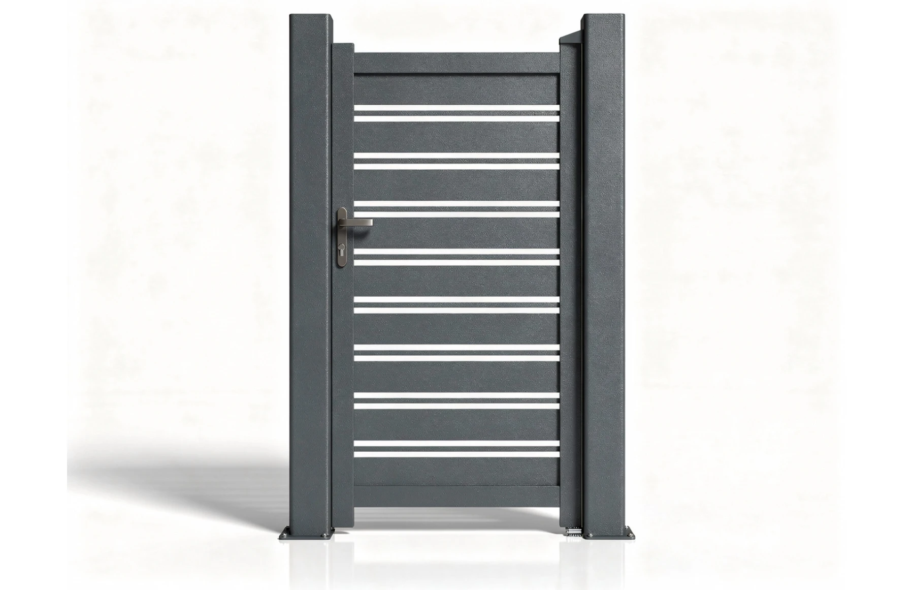 Poarta pietonala metalica din aluminiu, model Perseus
