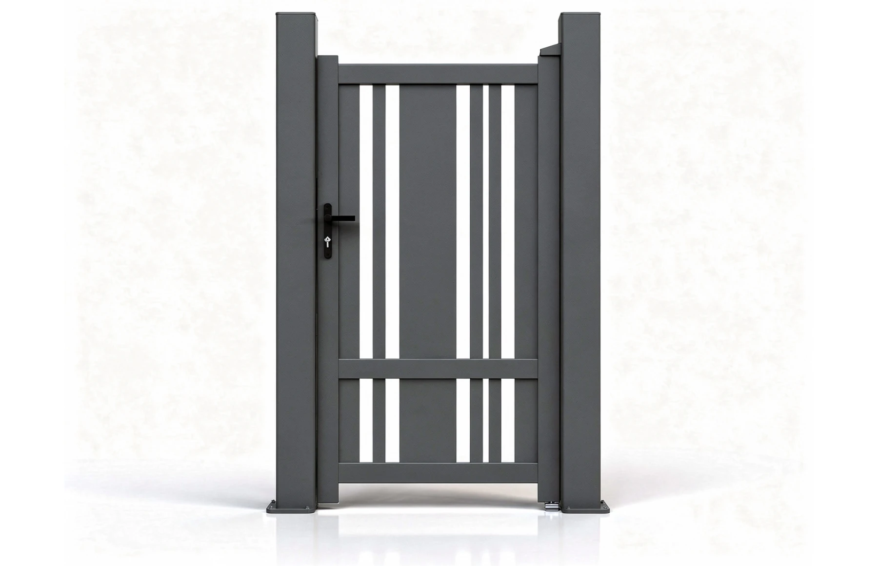 Poarta pietonala metalica din aluminiu, model Thot 