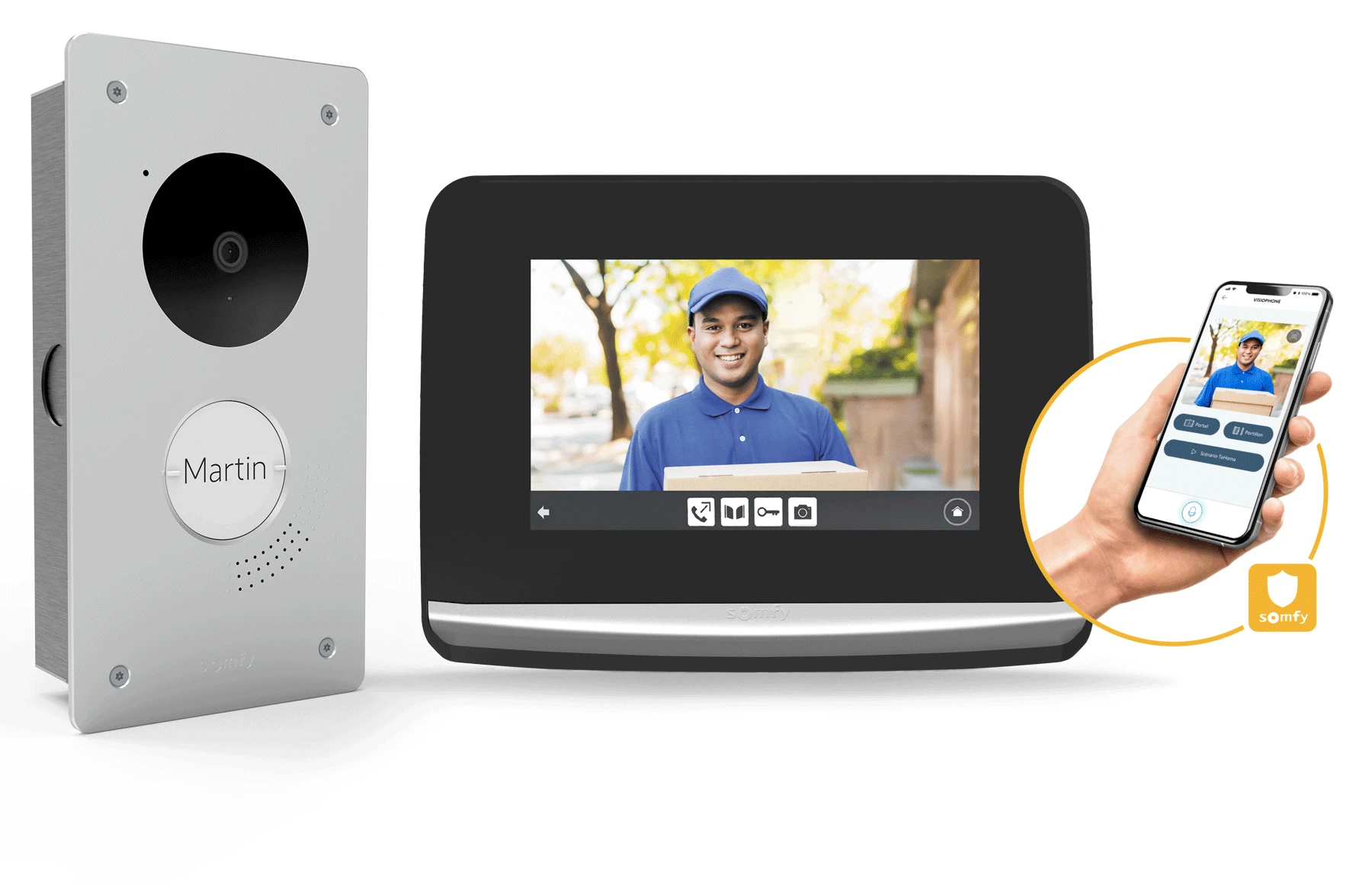 Interfon Video V500 Pro IO Connect, Somfy